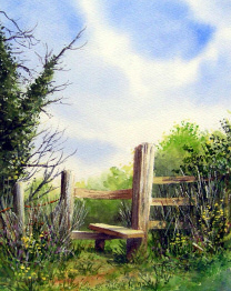 Watercolour: Over and Onwards